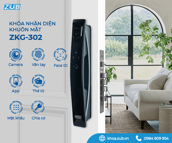 Khóa nhận diện khuôn mặt ZUB – Bước đột phá đỉnh cao
