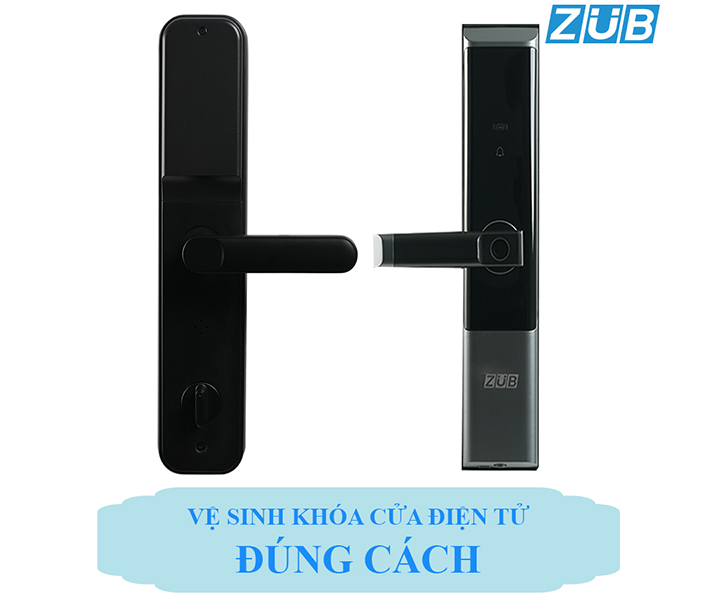 vệ sinh khóa điện tử